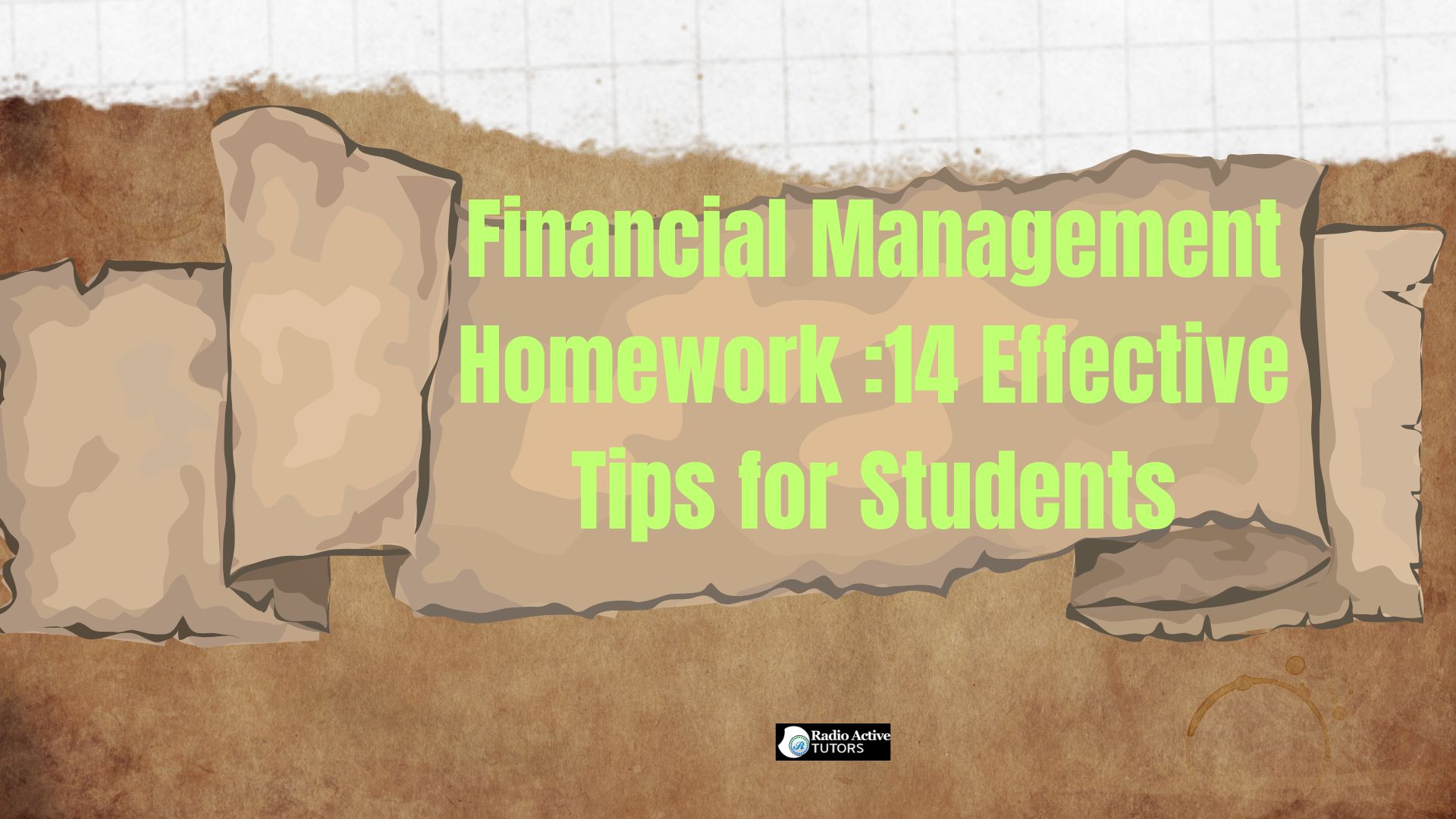 Financial Management Homework :14 Effective Tips for Students