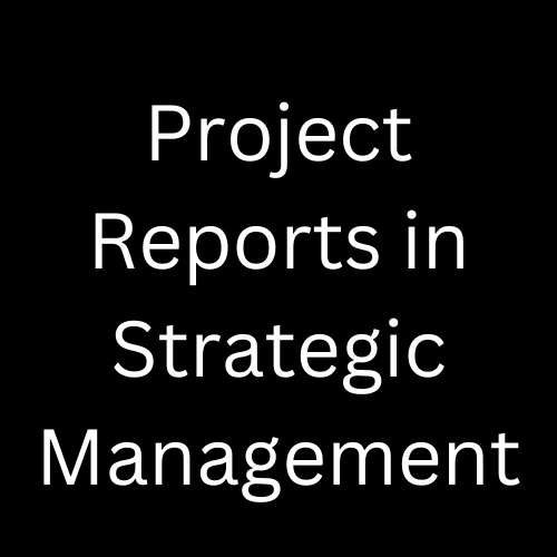 Project Reports on Strategic Management (13 Best Steps)