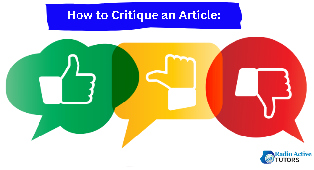 How to Critique an Article: A Comprehensive Guide
