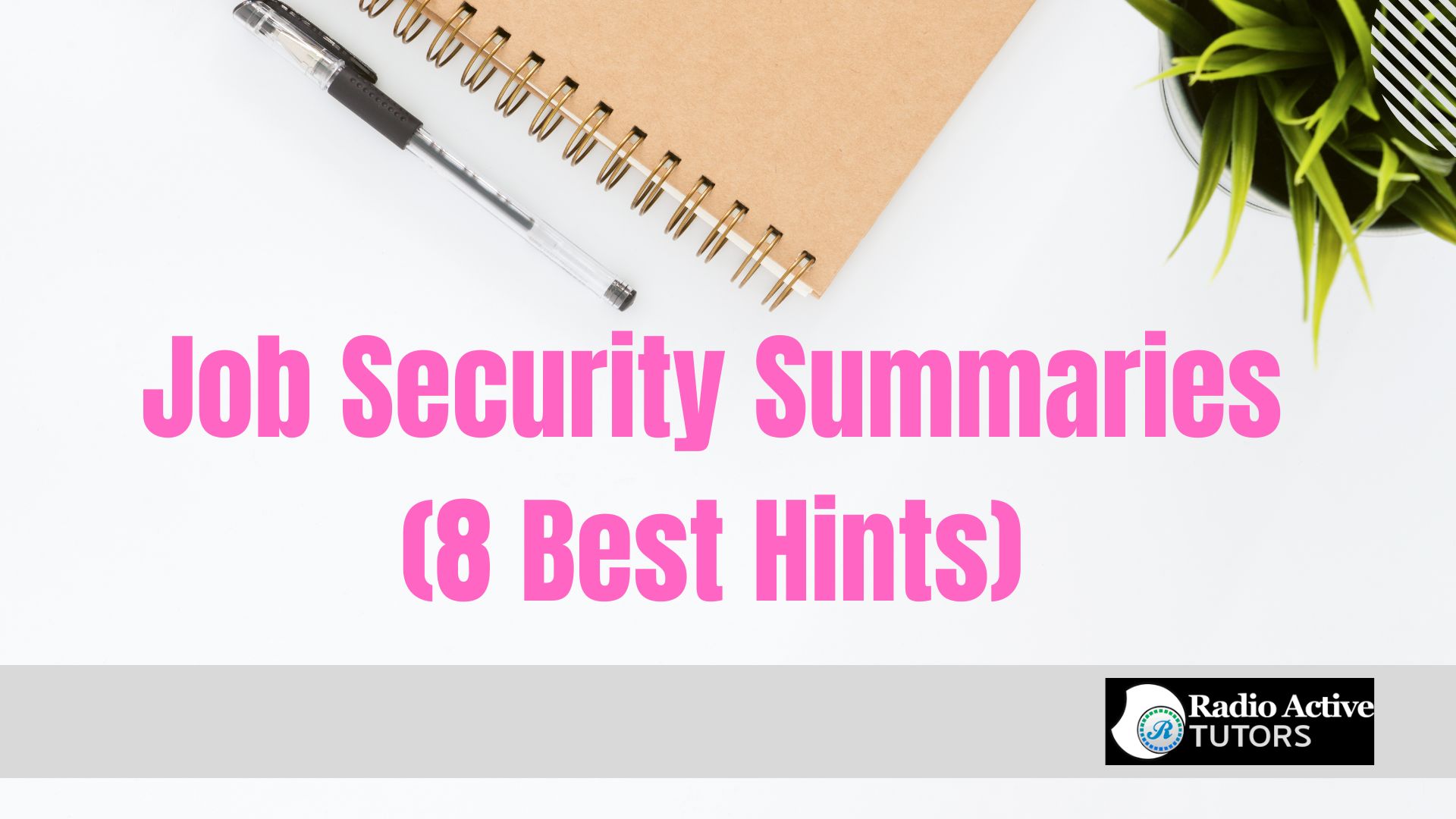 Job Security Summaries (8 Best Hints)
