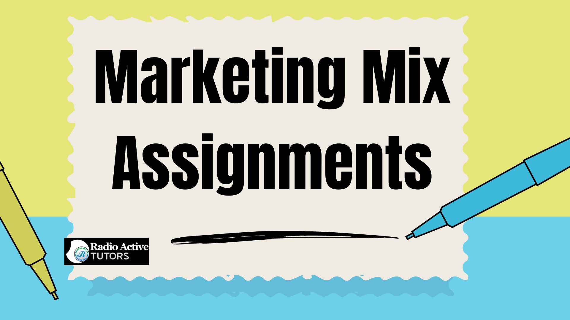Marketing Mix Assignments