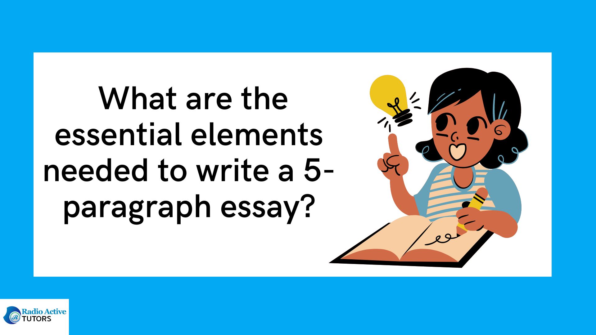 Writing a 5 Paragraph Essay Outline (Student's Guide)